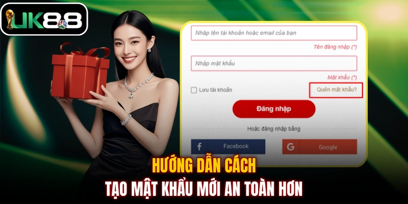 Hướng dẫn cách tạo mật khẩu mới an toàn hơn